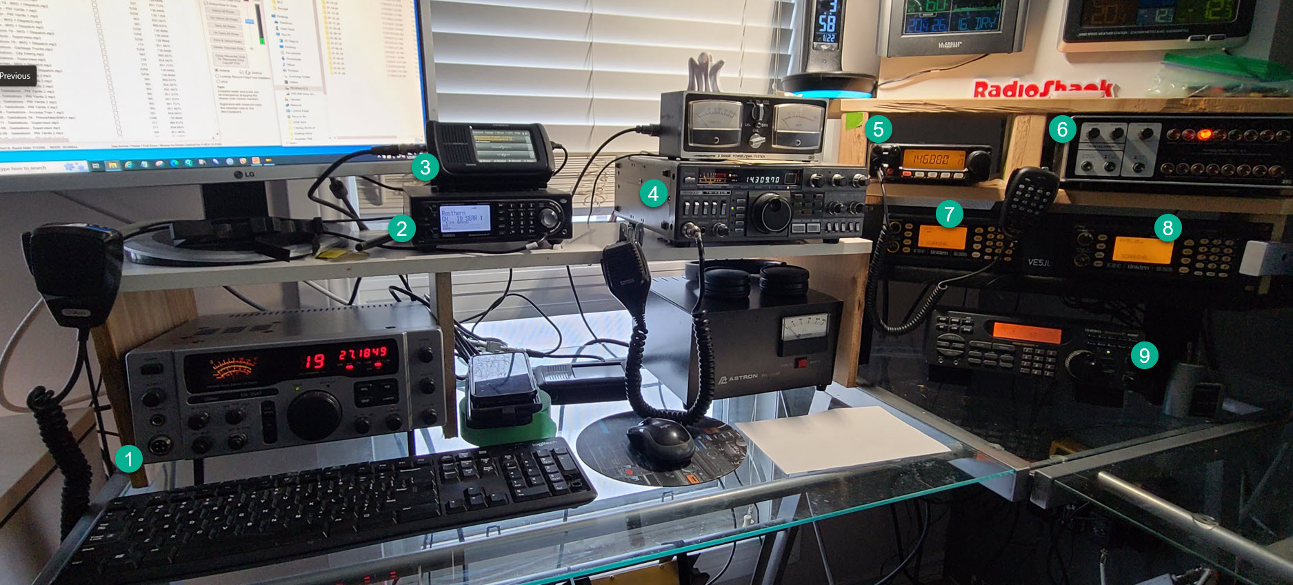 Center and right side of the shack